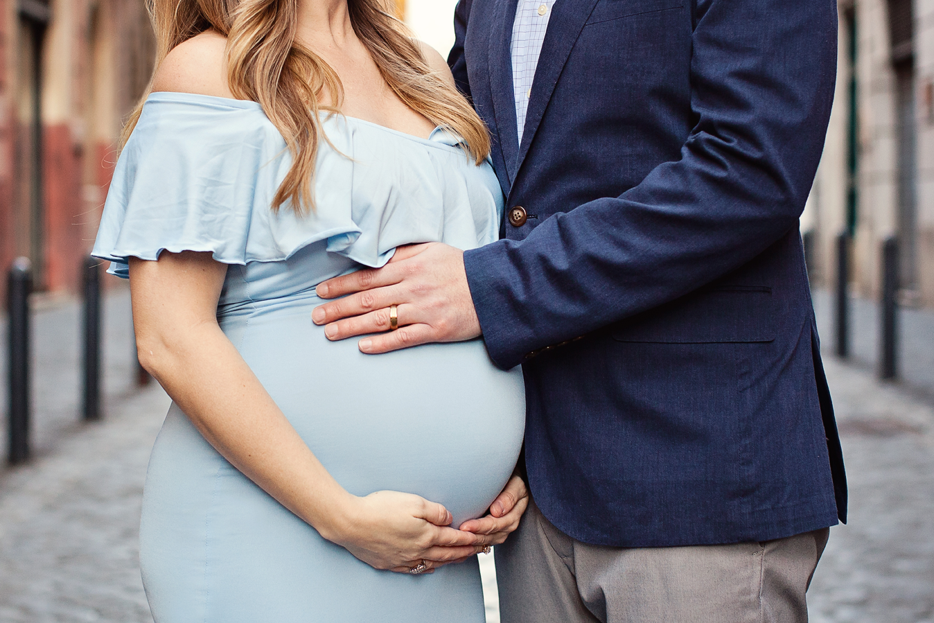 Baby Bump Photo, Rome