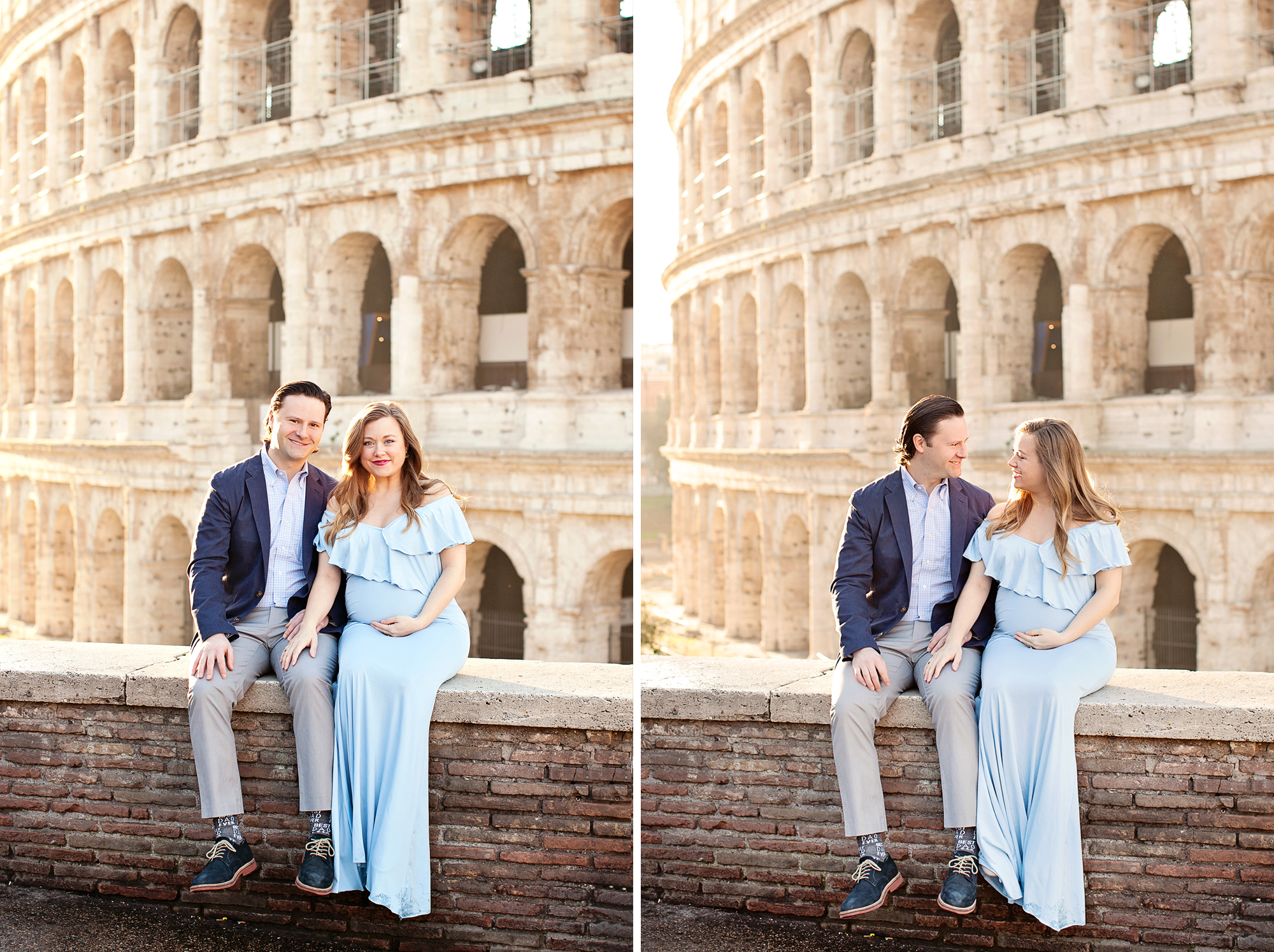 Maternity photoshoot in Rome, Italy by photographer Tricia Anne Photography | Rome Photographer, photoshoot rome, Rome babymoon photoshoot, maternity photo shoot, Colosseum Photoshoot