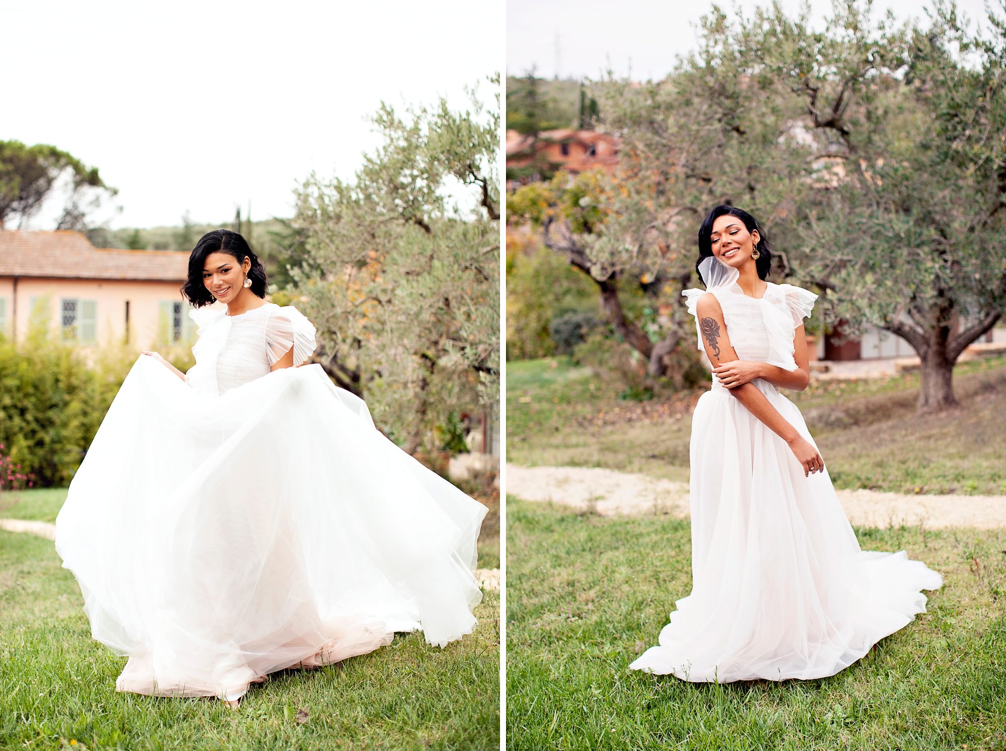 Elopement Photographer in Rome, Bride, Bridal, Editorial, Rome Portrait Photographer