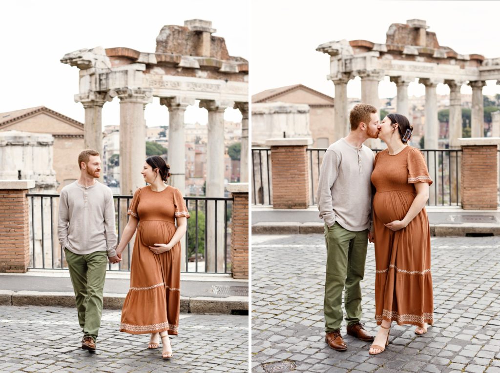 Rome Maternity, Rome Maternity Photographer, Rome Babymoon, Colosseum, Roman Forum, Babymoon in Rome, Rome Photographer